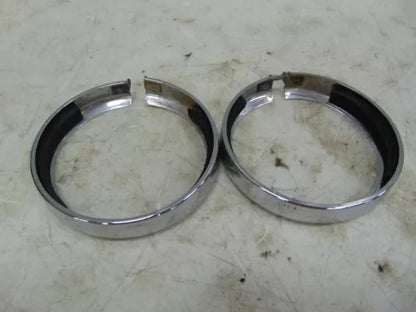 foxcycleworks Harley Davidson Stock 01-22 FL Model Passing Lamp Bezel Rings P/N 68725-62A