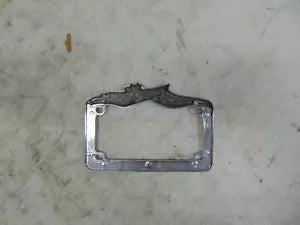 foxcycleworks United Pacific Chrome Flying Eagle License Plate Frame 7.5" x 5.25" P/N: 50071