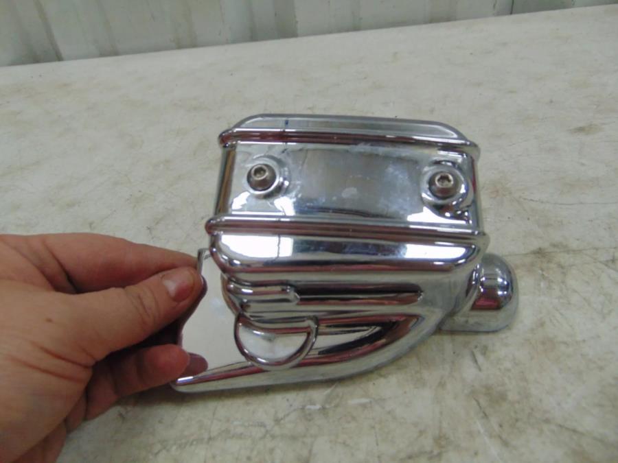 foxcycleworks Kuryakyn Chrome Dress Up Master Cylinder Cover Kit 14-16 BRAKE SIDE ONLY 1739