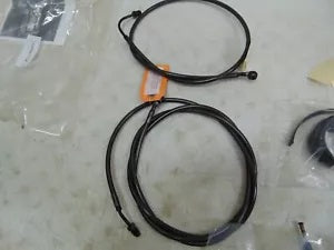 foxcycleworks LA Choppers Black Braided 12"-14" Ape Hanger Handlebar Cable Kit 00-06 FXST