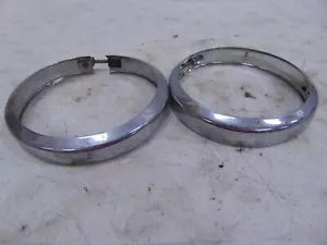 foxcycleworks Harley Davidson Stock 01-22 FL Model Passing Lamp Bezel Rings P/N 68725-62A