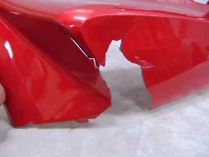 foxcycleworks Honda Right Front Fairing Cover Candy Rosy Red DAMAGED P/N: 64501-KWN-901ZC