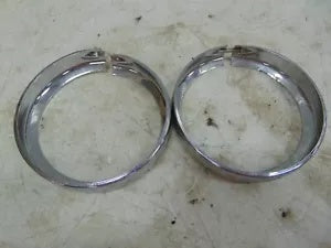 foxcycleworks Harley Davidson Stock 01-22 FL Model Passing Lamp Bezel Rings P/N 68725-62A