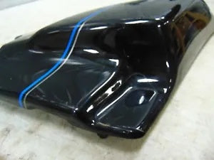 foxcycleworks Harley Vivid Black Blue Silver Stripe Left Side Cover 09-13 FLHTCU 66670-10CCO