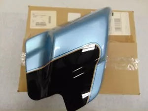 foxcycleworks Harley Right Side Cover Suede Blue Pearl Vivid Black 2007 2008 FLH 66670-07CGY