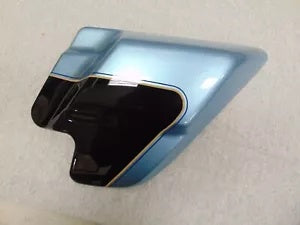 foxcycleworks Harley Right Side Cover Suede Blue Pearl Vivid Black 2007 2008 FLH 66670-07CGY