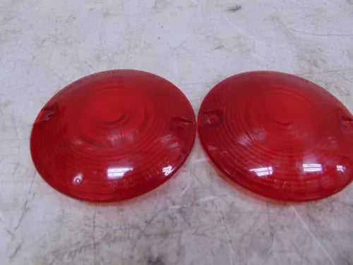 foxcycleworks Harley Davidson Red Turn Signal Lens 86-22 FLH, FLT P/N 68440-86