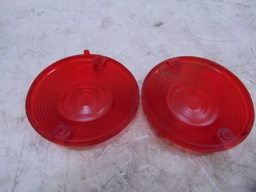 foxcycleworks Harley Davidson Red Turn Signal Lens 86-22 FLH, FLT P/N 68440-86