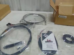 foxcycleworks LA Choppers 15"-17" Ape Hanger Handlebar Cable Kit Vinyl 16-17 Softail FLST