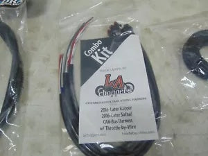 foxcycleworks LA Choppers 15"-17" Ape Hanger Handlebar Cable Kit Vinyl 16-17 Softail FLST