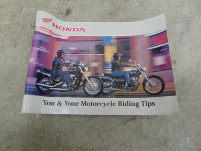 foxcycleworks Honda You and Your Motorcycle Riding Tips Manual P/N 51ONM600