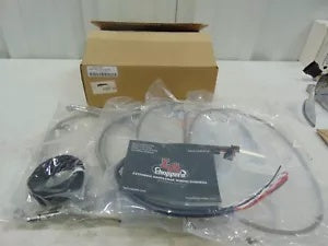 foxcycleworks La Choppers Handlebar Cable/Brake Line Kit - Complete - 15" - 17" Ape Hanger