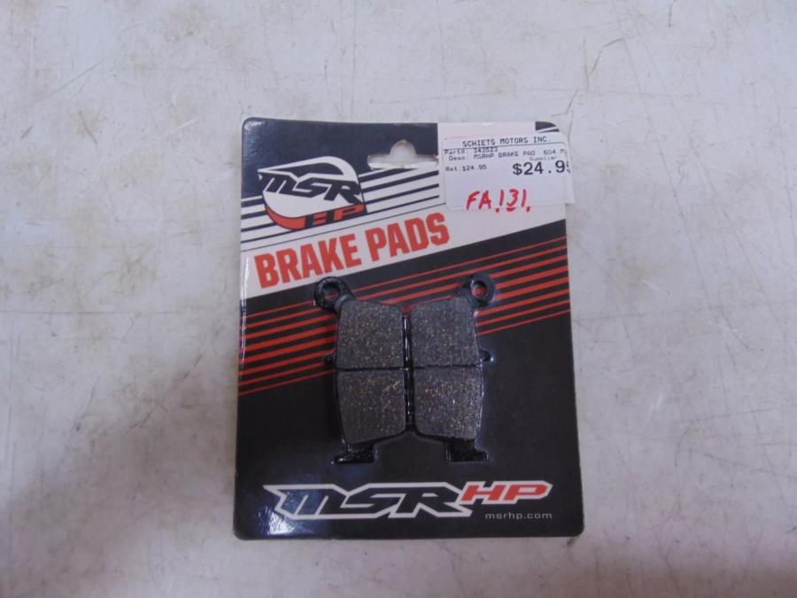 foxcycleworks MSR Brake Pad 604 P/N: 343523 FA131