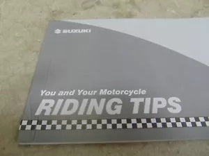 foxcycleworks Suzuki You and Your Motorcycle Riding Tips Manual