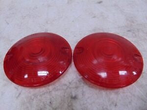 foxcycleworks Harley Davidson Red Turn Signal Lens 86-22 FLH, FLT P/N 68440-86