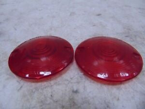 foxcycleworks Harley Davidson Red Turn Signal Lens 86-22 FLH, FLT P/N 68440-86