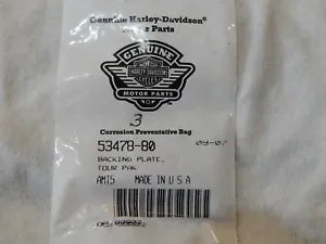 foxcycleworks Harley Davidson Tourpak Backing Plate P/N: 53478-80