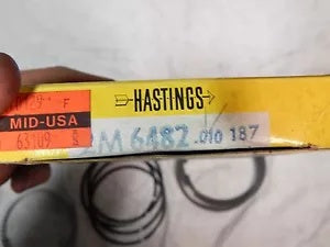 foxcycleworks Hastings 74" Moly Piston Ring Set .010 Bore PN: 2M6482