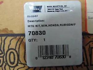 foxcycleworks Warn Winch Mount 05-06 Honda Rubicon Foreman P/N: 70830