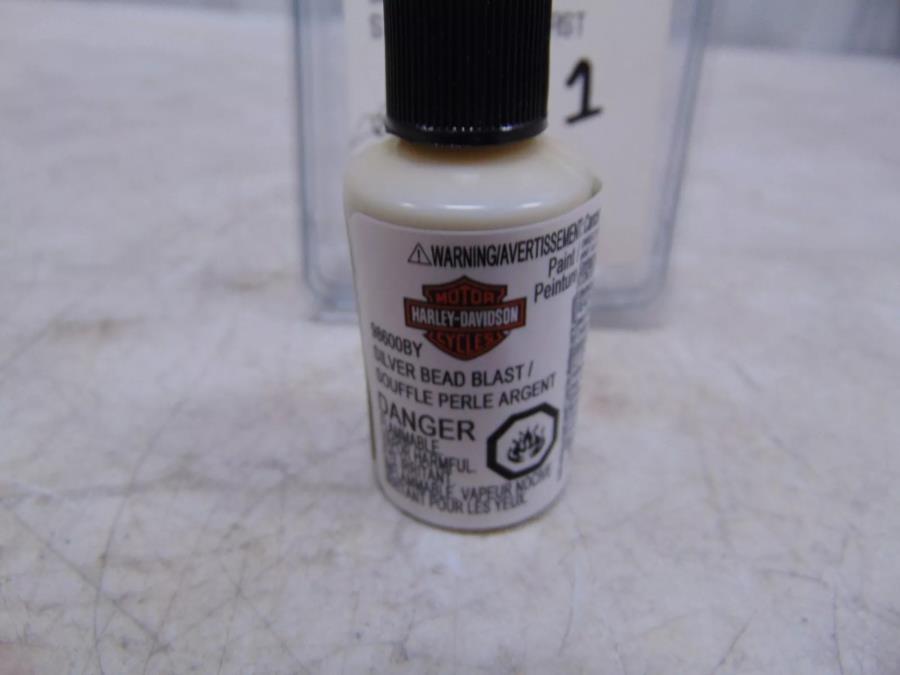 foxcycleworks Harley Davidson Silver Bead Blast Engine Touch-Up 1/2oz Bottle P/N: 98600BY