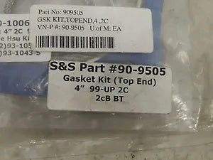 foxcycleworks S&S Cycle Top End 4'" Gasket Kit 99-UP 2C 2cB Big Twin P/N: 90-9505