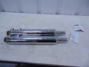 foxcycleworks Kerker Chrome Slip-On Mufflers 10-16 Touring P/N: 128-78120