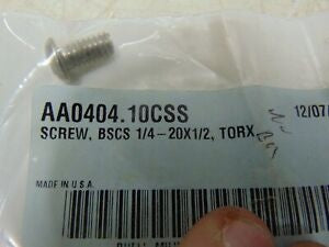 foxcycleworks Harley Davidson Screw, BSCS 1/4-20x1/2, Torx Buell P/N AA0404.10CSS