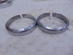 foxcycleworks Harley Davidson Stock 01-22 FL Model Passing Lamp Bezel Rings P/N 68725-62A