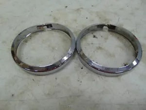 foxcycleworks Harley Davidson Stock 01-22 FL Model Passing Lamp Bezel Rings P/N 68725-62A