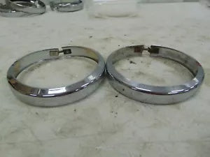 foxcycleworks Harley Davidson Stock 01-22 FL Model Passing Lamp Bezel Rings P/N 68725-62A