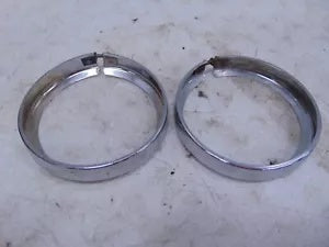 foxcycleworks Harley Davidson Stock 01-22 FL Model Passing Lamp Bezel Rings P/N 68725-62A