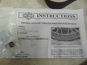 foxcycleworks Harley Davidson Rear Spoke Rim Seal Kit 18" x 3.5" Wheel 12-13 FLH P/N: 44754-11