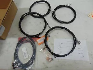 foxcycleworks LA Choppers 12"-14" Ape Hanger Brake Cable Kit Vinyl 14-15 Touring LA-8052KT2-13