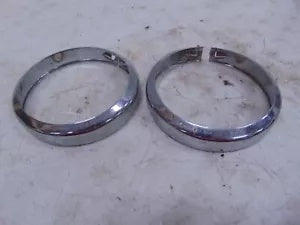 foxcycleworks Harley Davidson Stock 01-22 FL Model Passing Lamp Bezel Rings P/N 68725-62A