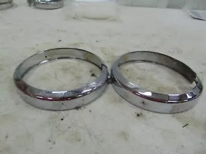 foxcycleworks Harley Davidson Stock 01-22 FL Model Passing Lamp Bezel Rings P/N 68725-62A