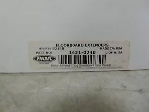 foxcycleworks Pingel Passenger 1" Floorboard Extenders 10-23 Touring Black P/N: 62148