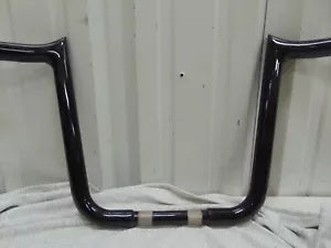 foxcycleworks Magnum Viking 12" Gloss Black Ape Hanger Handlebars 1 1/4" FXD XL FLST 4HB-0312