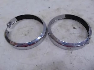 foxcycleworks Harley Davidson Stock 01-22 FL Model Passing Lamp Bezel Rings P/N 68725-62A