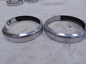 foxcycleworks Harley Davidson Stock 01-22 FL Model Passing Lamp Bezel Rings P/N 68725-62A