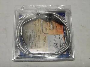 foxcycleworks Magnum 54" Sterling Chromite II E-Z Align ABS Front Brake Line P/N: 1741-3291