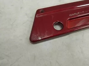 foxcycleworks Harley Saddlebag Right Latch Face Plate Red 93-13 Touring P/N: 90601-93