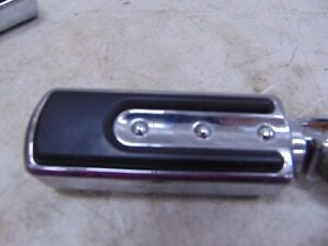 foxcycleworks Harley Davidson Ironside Footpegs with Chrome Billet Engine Guard Mounts