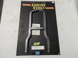 foxcycleworks Khrome Werks Chrome 6.69" Mini Lowboy Upright Sissy Bar QTY 1 P/N: DS-263605