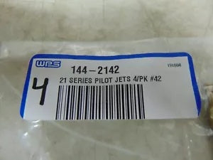 foxcycleworks WPS 21 Series Pilot Jets #42 Pack Of 4 P/N 144-2142