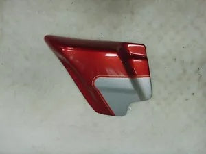 foxcycleworks Harley Side Cover Sierra Red & Brilliant Silver W/ Red & Gold Stripe 66619-04BJE