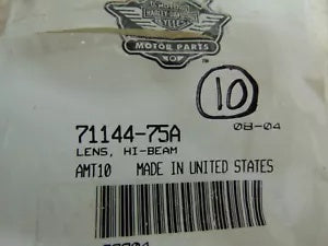 foxcycleworks Harley Davidson Hi-Beam Lens 84-94 FXS, FXW, FLS Qty 10 P/N: 71144-75A