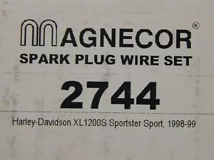 foxcycleworks Magnecor 7mm Ignition Cable Set For 98-99 XL1200S For Harley P/N: 2744