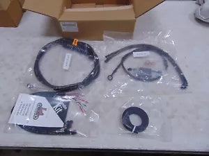 foxcycleworks LA Choppers Black Braided 15"-17" Ape Hanger Handlebar Cable Kit 18-22 Softail