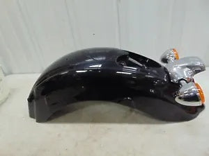 foxcycleworks Kawasaki 13 Vulcan 1700 Voyager Black Rear Fender with Taillight Turn Signals