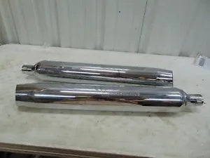 foxcycleworks Harley Davidson Stock Chrome Left and Right Mufflers 11-16 FLHX, FLTRX 65592-09A